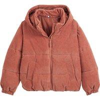 Corduroy Hooded Padded Jacket