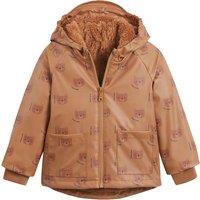 Rubber Hooded Parka in Bear Print