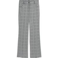 Flared Trousers in Prince of Wales Check, Length 30.5"