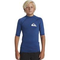 Recycled UV Protection T-Shirt with Logo Print and Short Sleeves