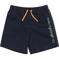 Recycled Swim Shorts with Logo Print