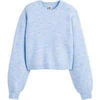 Loose Fit Jumper in Fine Knit with Crew Neck