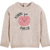 Fine Knit Apple Jumper with Crew Neck