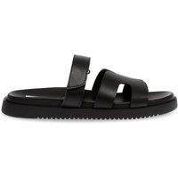 Missile Leather Flat Mules
