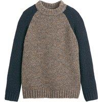 Recycled Chunky Knit Jumper with Crew Neck