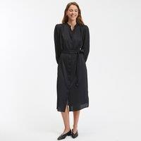 Full Buttoned Maxi Dress with Long Sleeves