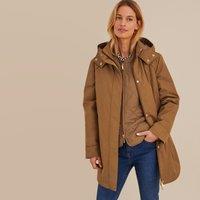 Mid-Season Hooded Parka with Removable Gilet