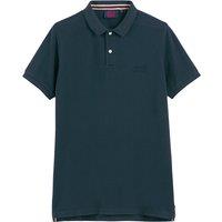 Cotton Pique Polo Shirt with Short Sleeves