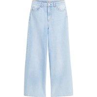 Ultra Wide Leg Jeans with High Waist, Length 30.5"