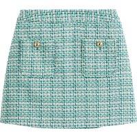 Recycled Tweed Mini Skirt