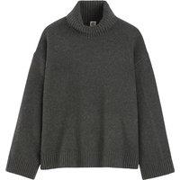 Recycled Turtleneck Jumper in Brushed Knit