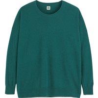 Recycled Cashmere Jumper with Crew Neck in Fine Knit