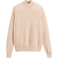 Cashmere Fine Knit Jumper with High Neck