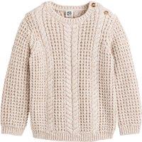 Chunky Knit Detailed Jumper with Crew Neck