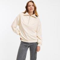 Half Zip Sweatshirt in Cotton Mix