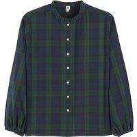 Checked Victorian Collar Shirt