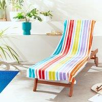 Rainbow Stripe Sun Lounger Towel