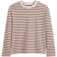 Striped Cotton T-Shirt with Long Sleeves