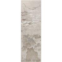 Distressed Linear Metallic Runner Rug