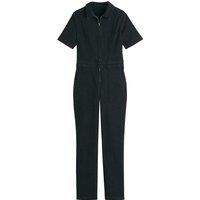 Denim Zip-Up Boilersuit, Length 30"