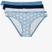 Pack of 4 Jackie Blue Jeans Knickers in Cotton