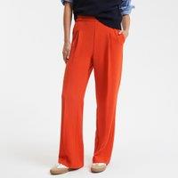 Crpe Wide Leg Trousers, Length 31"