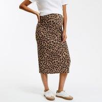 Animal Print Maternity Skirt