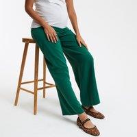 Recycled Maternity Trousers with Wide Leg and High Waist