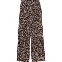 Wide Leg Trousers in Animal Print