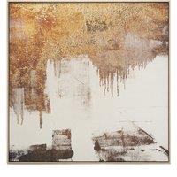 103cm Gold Foil Abstract Wall Art