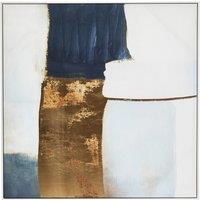 103cm Blue & Gold Foil Wall Art