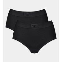 Pack of 2 Double Comfort Maxi Knickers in Cotton