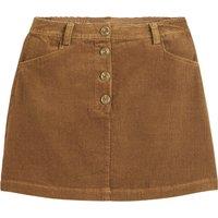 Corduroy Straight Mini Skirt