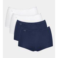 Pack of 4 Basic+ Maxi Knickers in Cotton