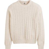 Alpaca Mix Jumper with Crew Neck