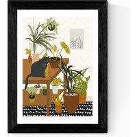 Cat House Plants Print