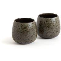 Set of 2 Nalyx Reactive Enamel Stoneware Mugs