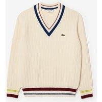 Heavyweight Cricket Jumper in Carded Wool