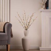 80cm Artificial White Blossom Bunch