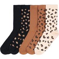 Pack of 5 Pairs of Socks in Cotton Mix