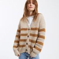 Signatures Gildas Cardigan in Striped Alpaca Mix