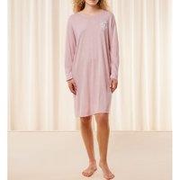 Endless Comfort Nightshirt with Long Sleeves in Cotton Mix