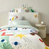 Olias 50% Recycled Cotton Bed Set with Square Pillowcase