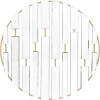 90cm Champagne Decorative Round Mirror