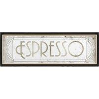 69 x 24cm 'Espresso' Distressed Decorative Mirror