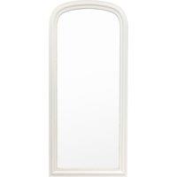 168cm Stone Wood Arch Leaner Mirror