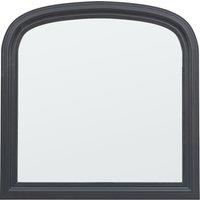 94cm Lead Wood Overmantle Arch Mirror