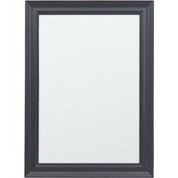 110 x 80cm Lead Wood Rectangle Mirror