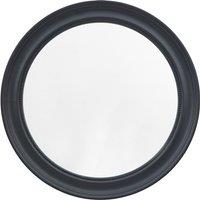 80cm Lead Wood Round Mirror