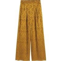 Jacquard Ultra Wide Leg Trousers